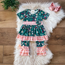 Green Holly Romper