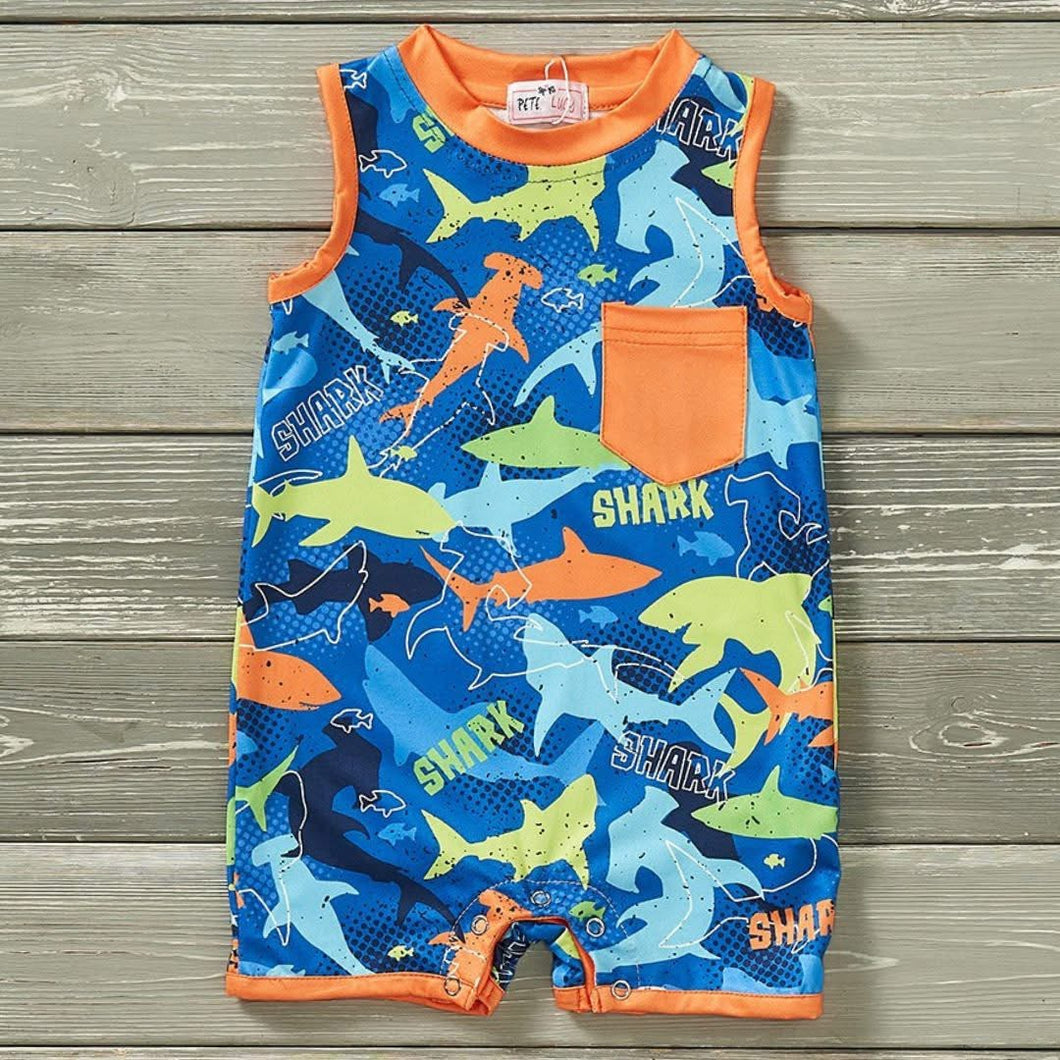 SHARKS! Boys Infant Romper