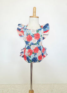 Red, White and Blue Rose