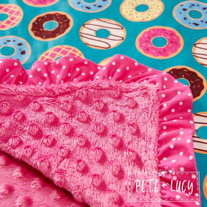 Donuts for All Minky Blanket