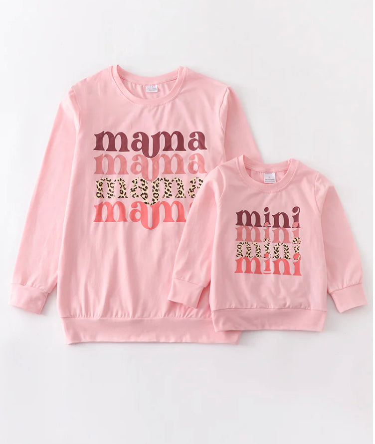 Mama & Mini Pink: Girls Shirt